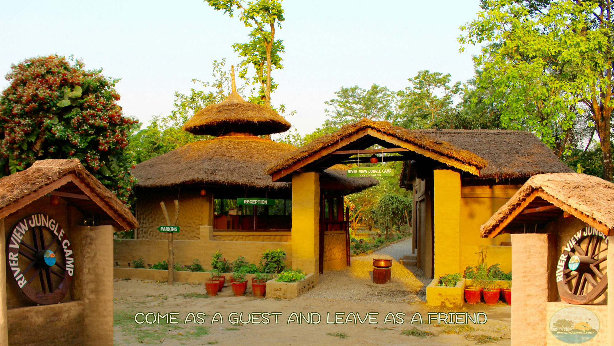 River View Jungle Camp Sauraha Exterior foto